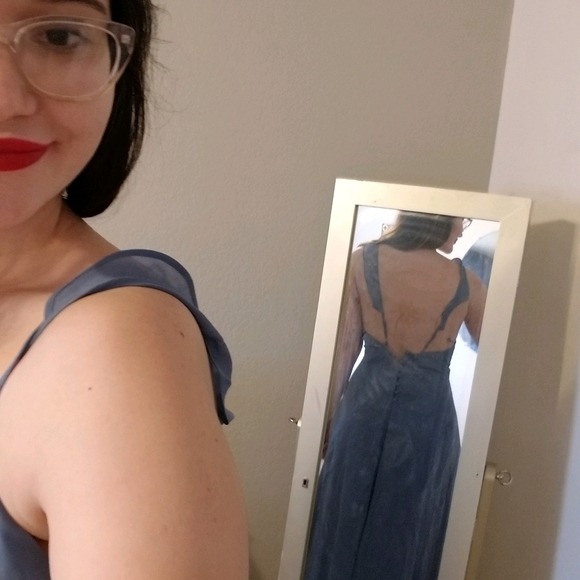 Lulus blue dress - Picture 2 of 4
